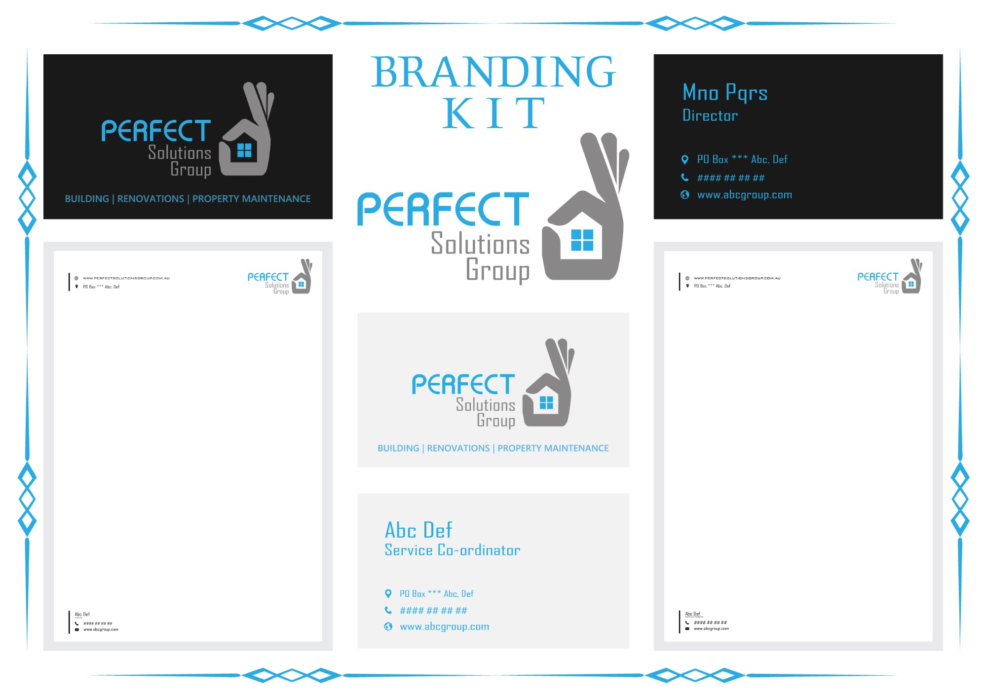 Perfect Solutions Group branding kit
